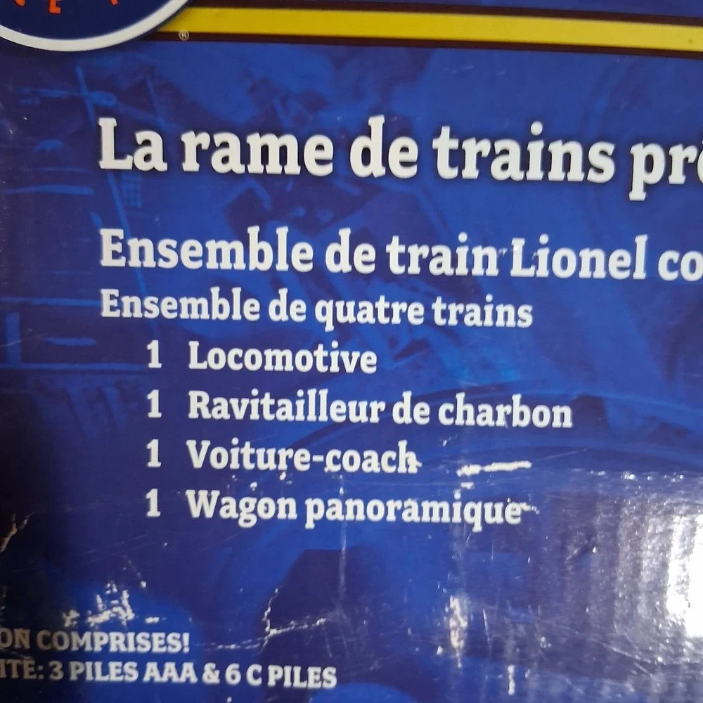 Lionel Polar Express Ready-To-Play Train Wagons Only INCOMPLETE Black